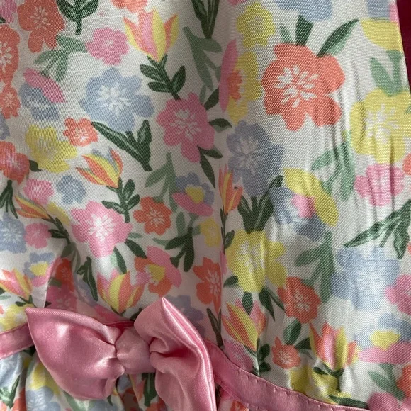 NWT Little Lass 3-Piece Set - Quilted Coat, Satin Floral Dress & Handbag 2T - Picture 14 of 14